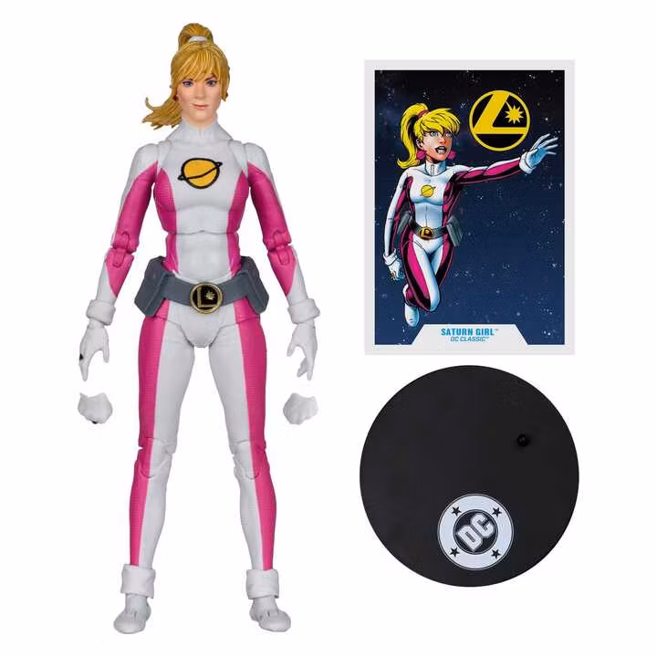 DC Multiverse Action Figure Saturn Girl (DC Classic) (Red Platinum Edition)