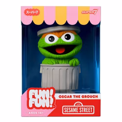 Sesame Street FUN! FUN! Oscar the Grouch Figure