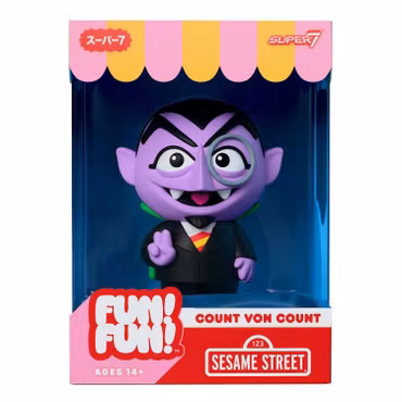 Sesame Street FUN! FUN! Count von Count Figure