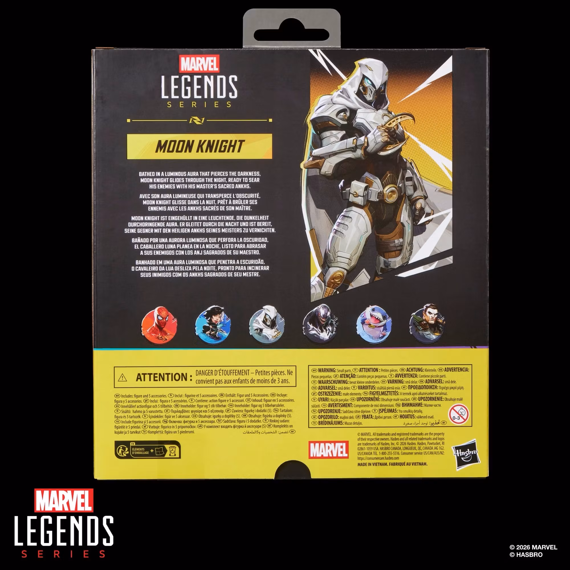 Marvel Rivals Marvel Legends Moon Knight Action Figure