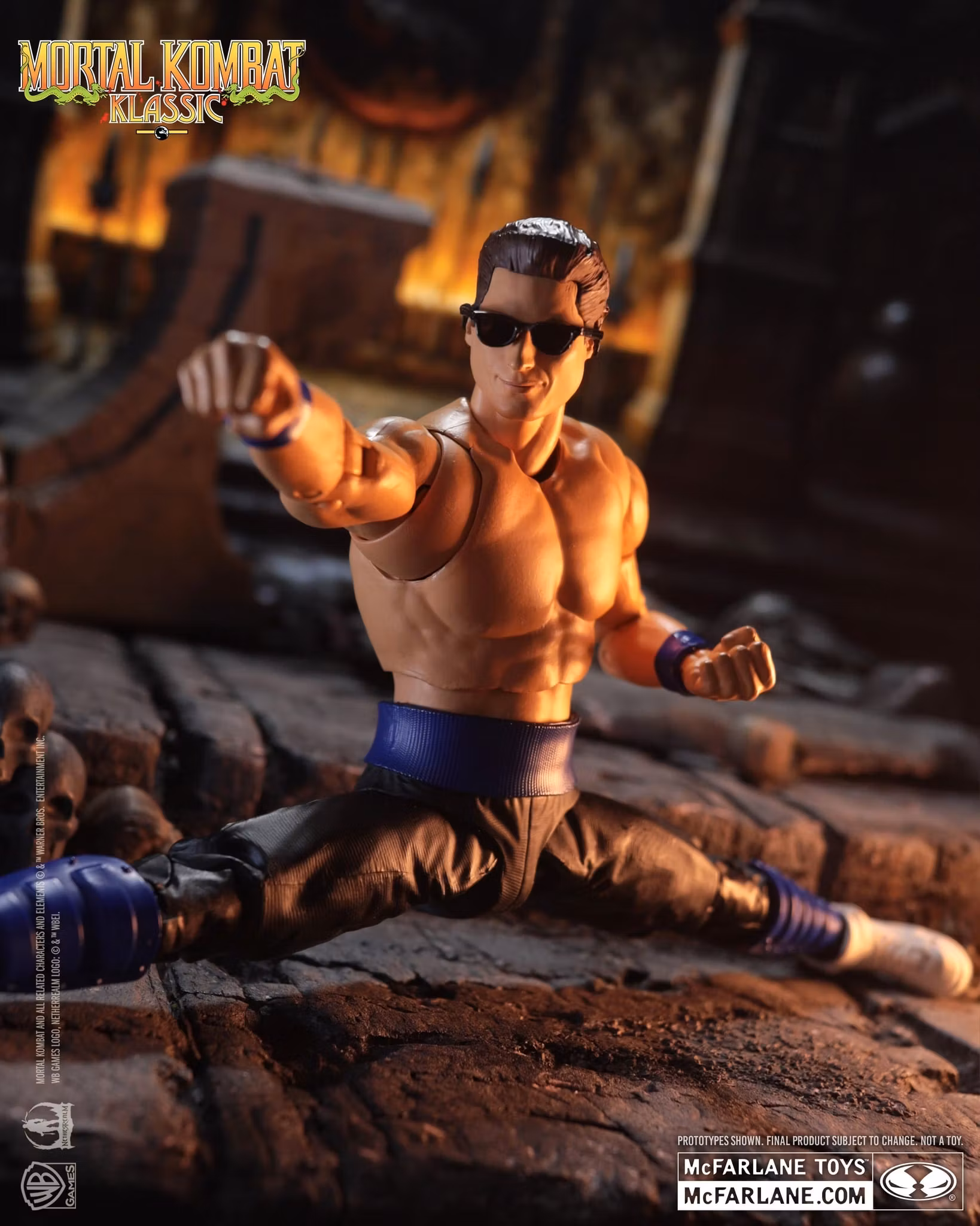 Mortal Kombat Klassic Johnny Cage 7" Action Figure