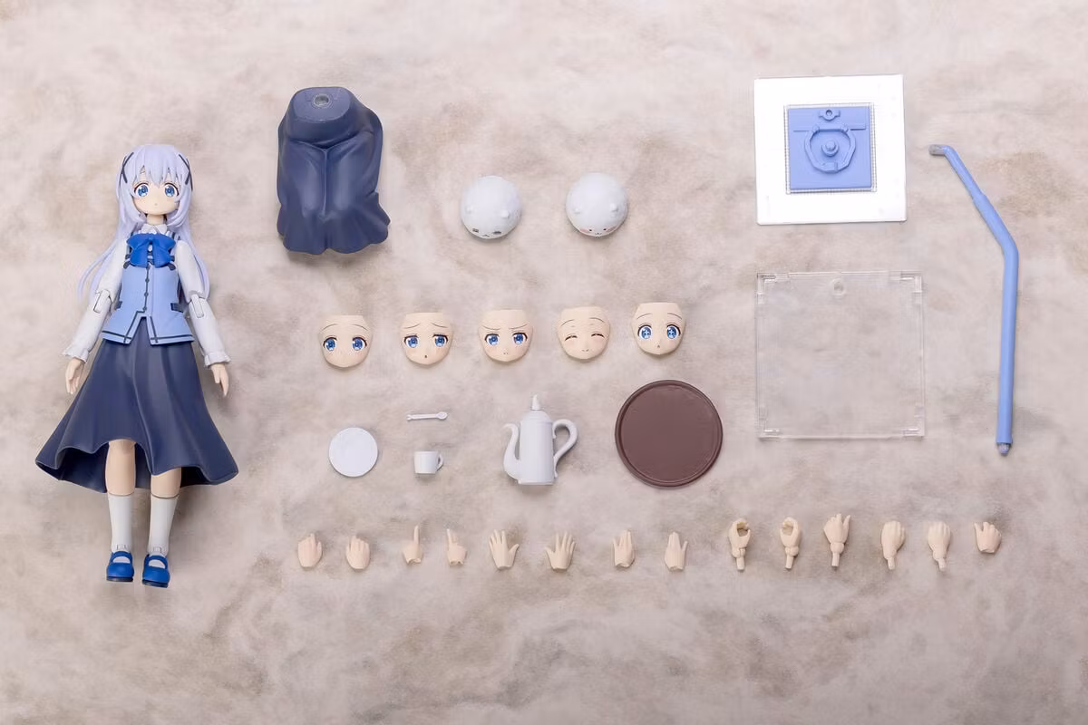 Is the Order a Rabbit? BLOOM Plafia Chino Model Kit Set (with Mini Figure)