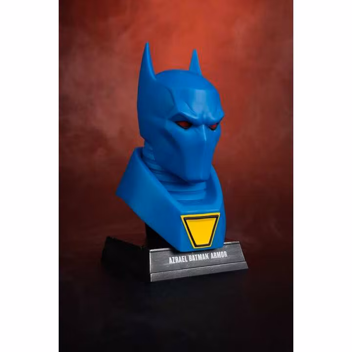 Batman DC Direct Mini-Replica 1/3 Azrael Batman Mask (Batman: Knightfall) (Gold Label Collection)