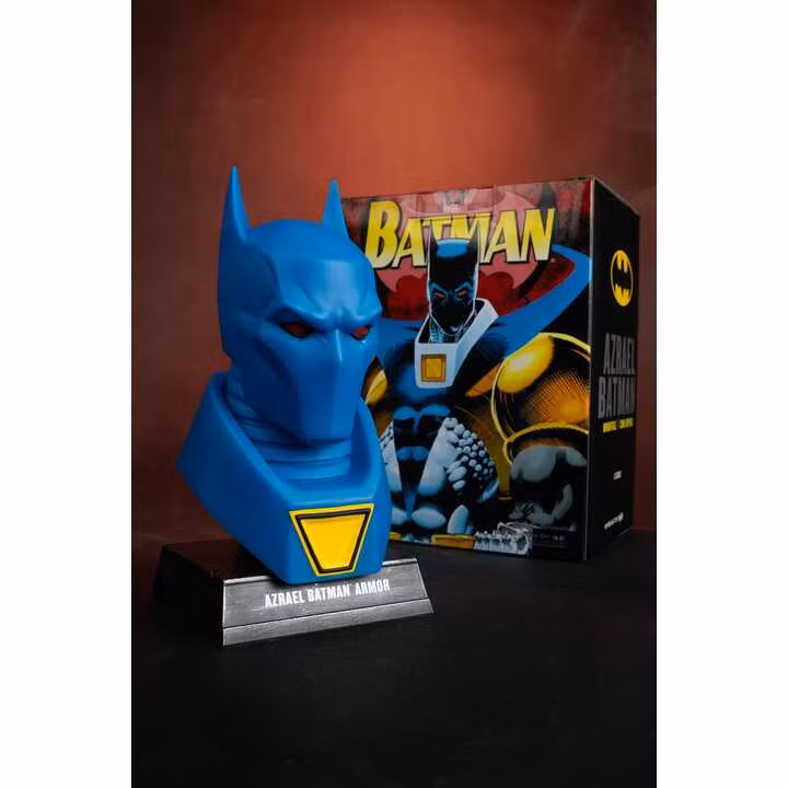 Batman DC Direct Mini-Replica 1/3 Azrael Batman Mask (Batman: Knightfall) (Gold Label Collection)