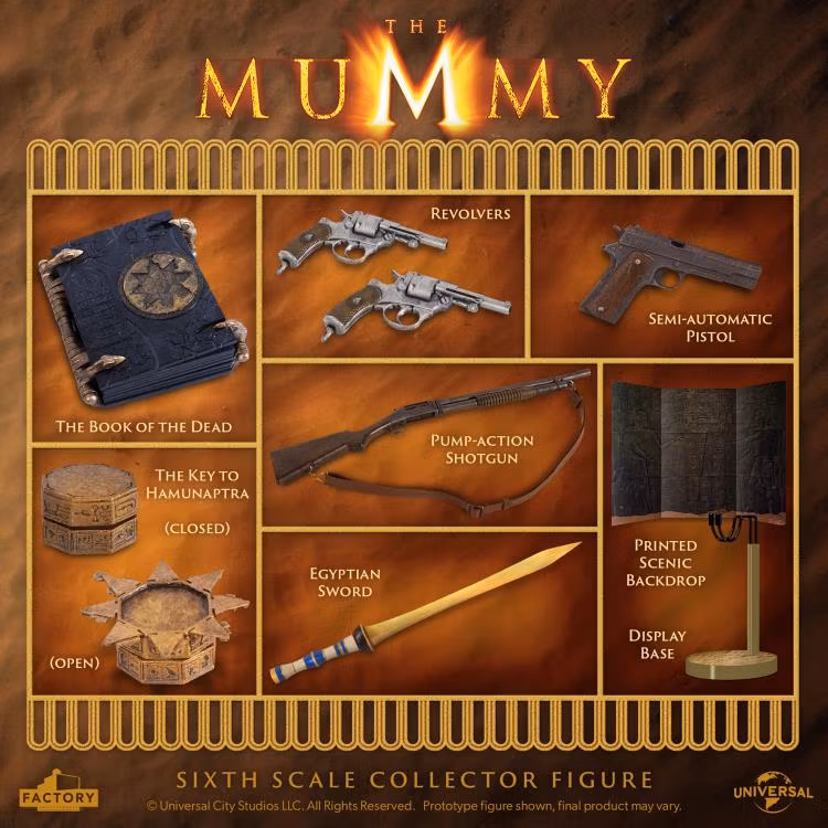 The Mummy Rick O'Connell 1/6 Scale Action Figure