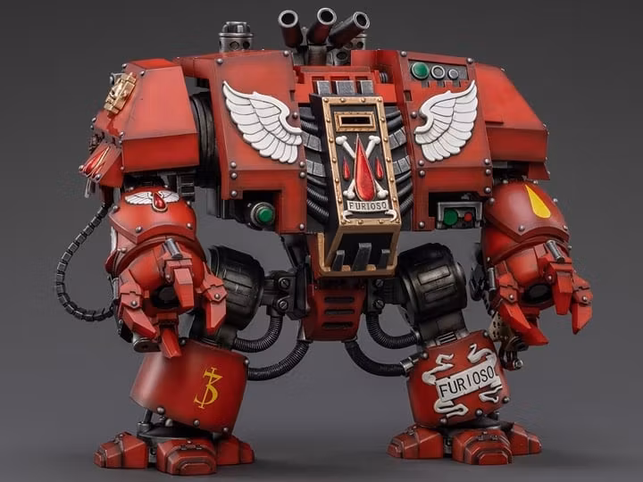 Warhammer 40K Blood Angels Furioso Dreadnought Brother Samel 1/18 Scale Figure
