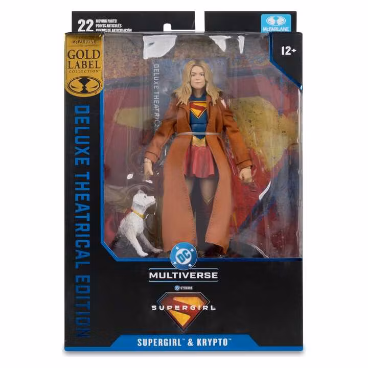 Supergirl (2026) DC Multiverse Supergirl & Puppy Krypto (Gold Label) Action Figure