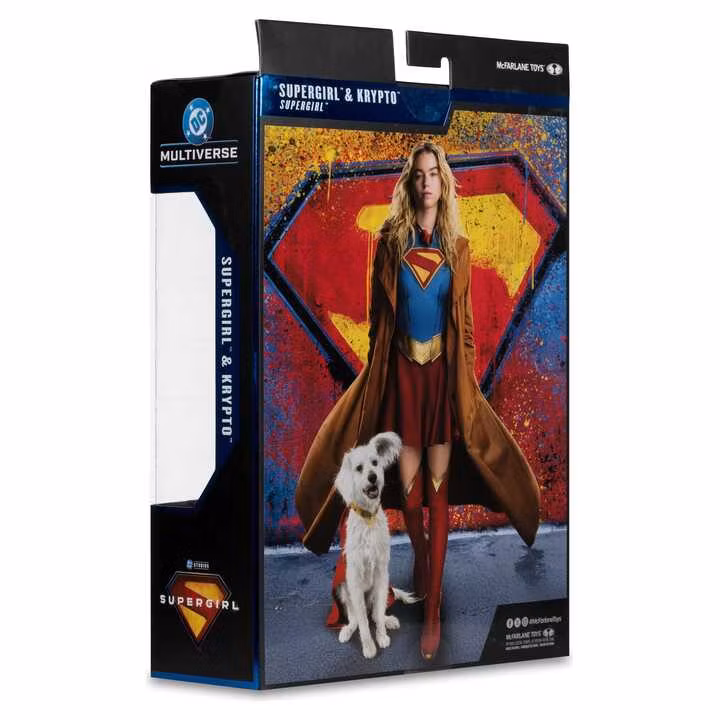 Supergirl (2026) DC Multiverse Supergirl & Puppy Krypto (Gold Label) Action Figure
