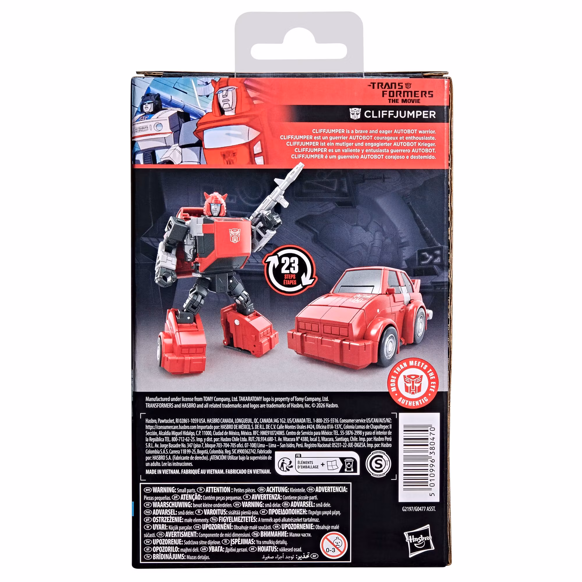 The Transformers: The Movie Studio Series 86 Deluxe Class Cliffjumper Action Figure