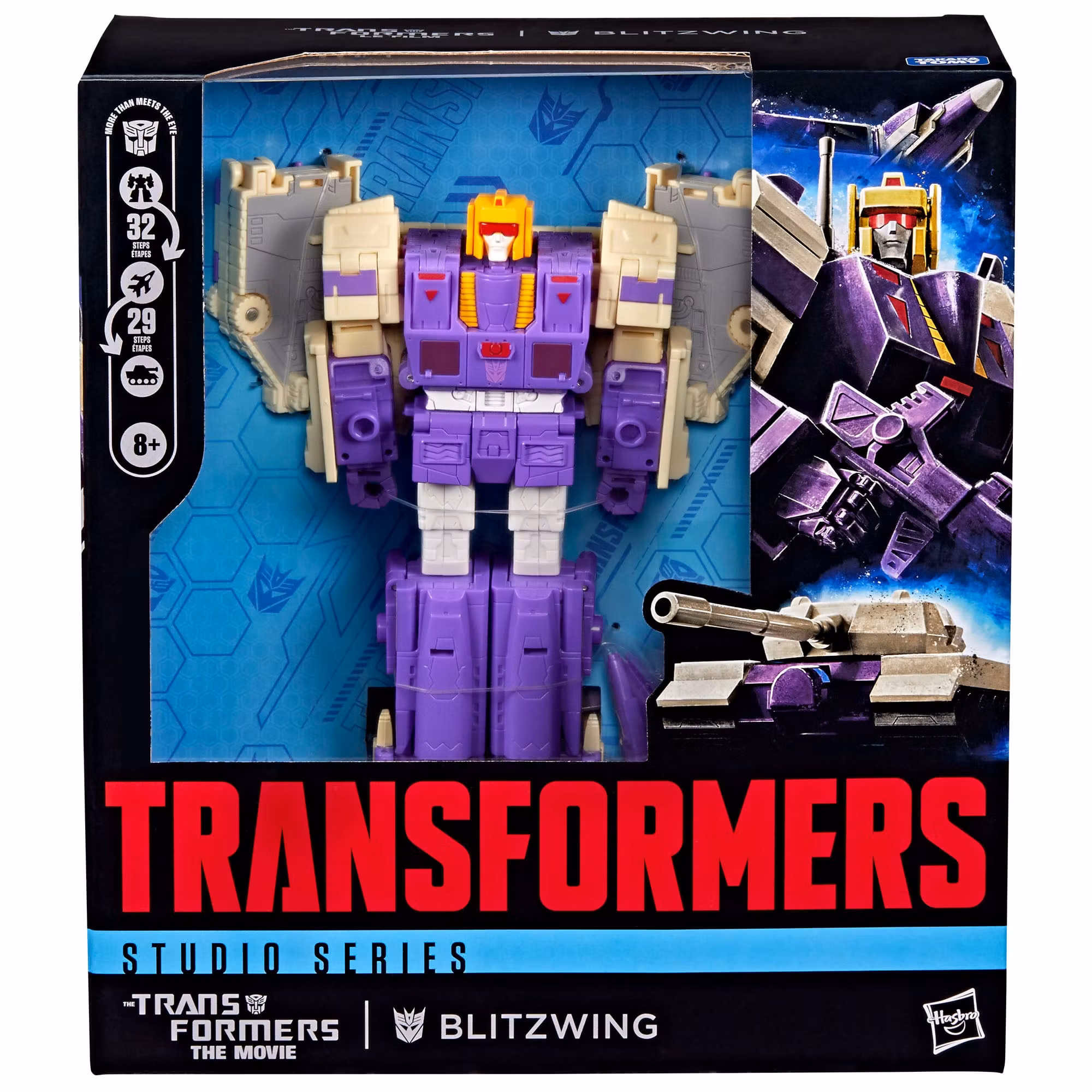 The Transformers: The Movie Studio Series 86 Leader Class Blitzwing Action Figure