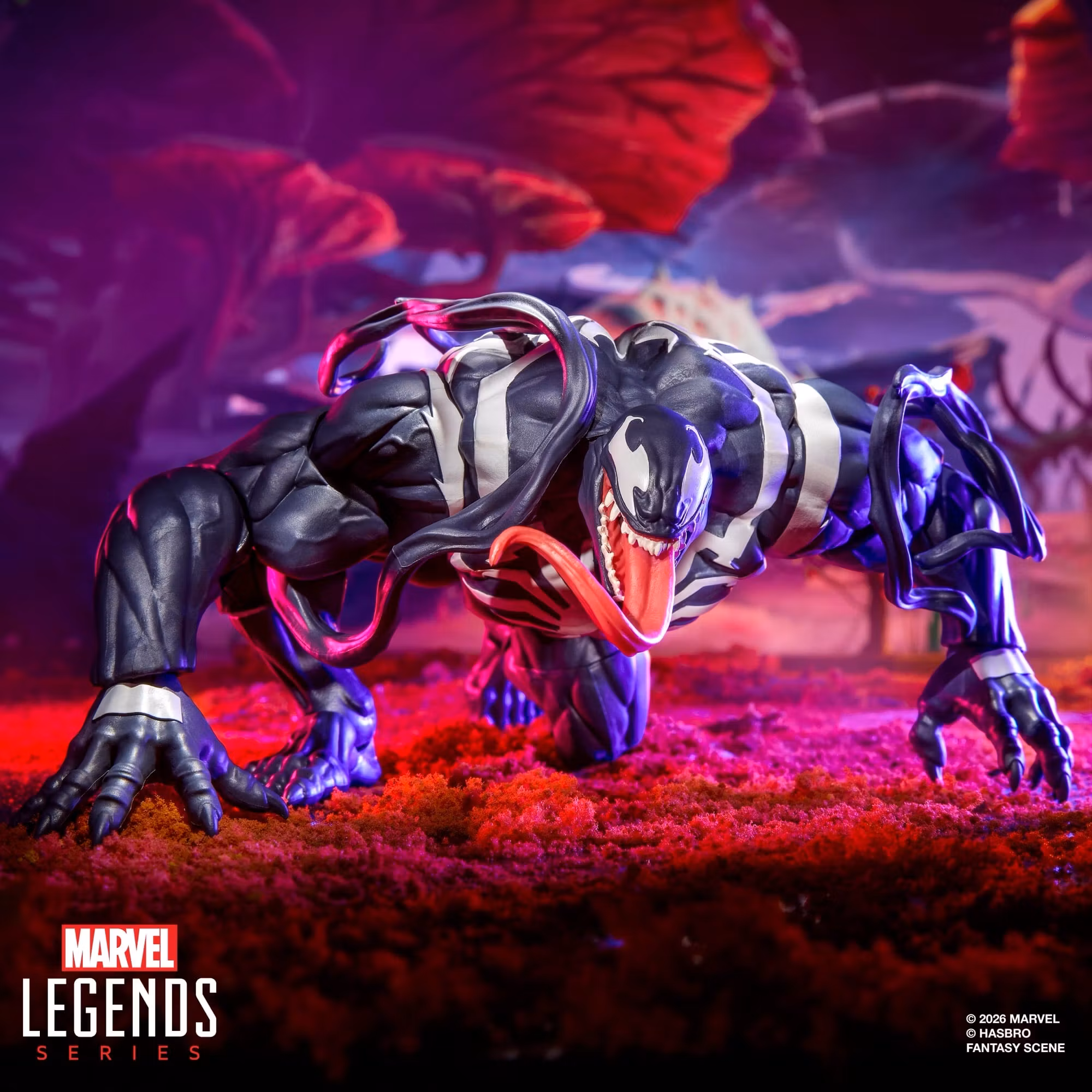 Marvel Rivals Marvel Legends Venom and Jeff the Land Shark Action Figure Two-Pack
