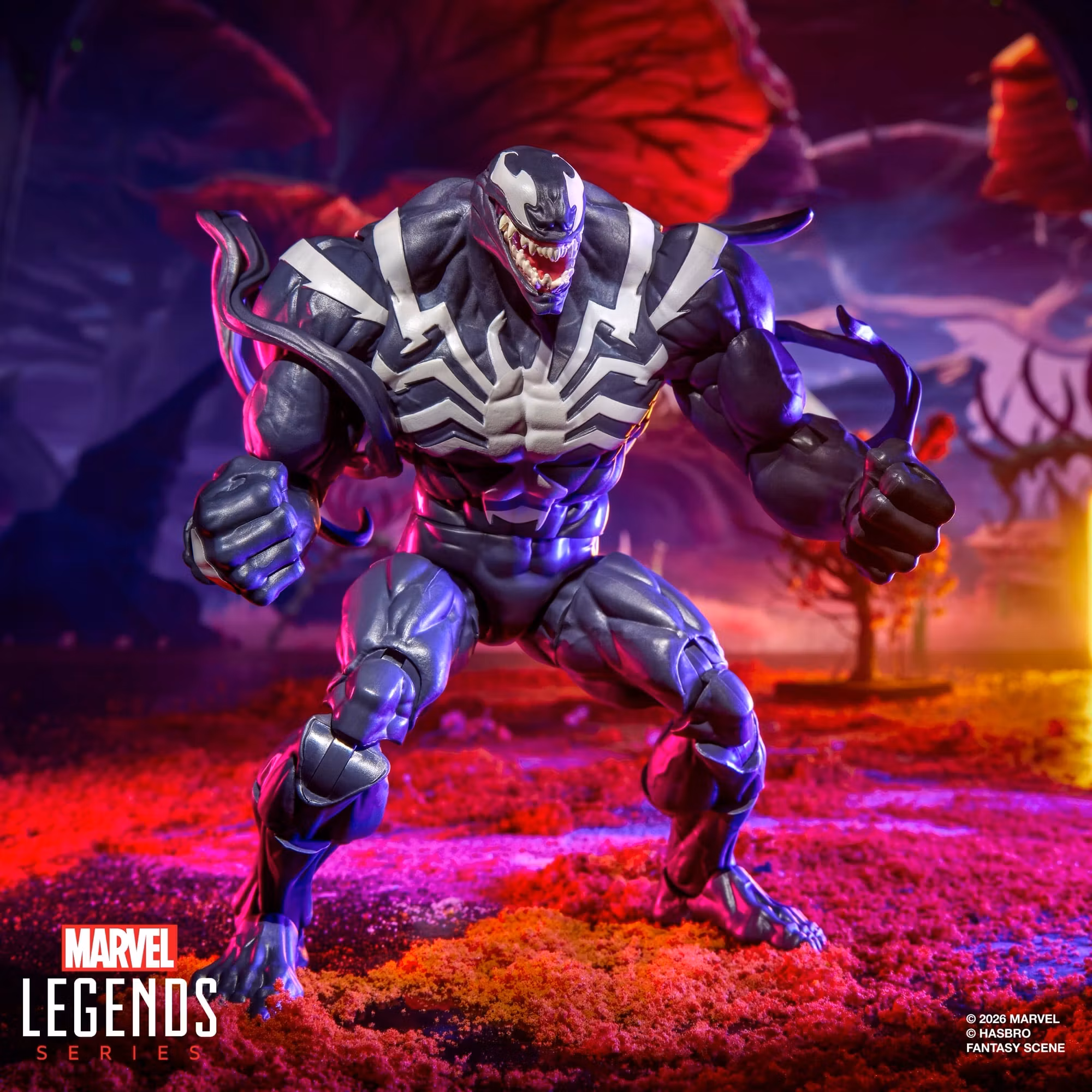 Marvel Rivals Marvel Legends Venom and Jeff the Land Shark Action Figure Two-Pack