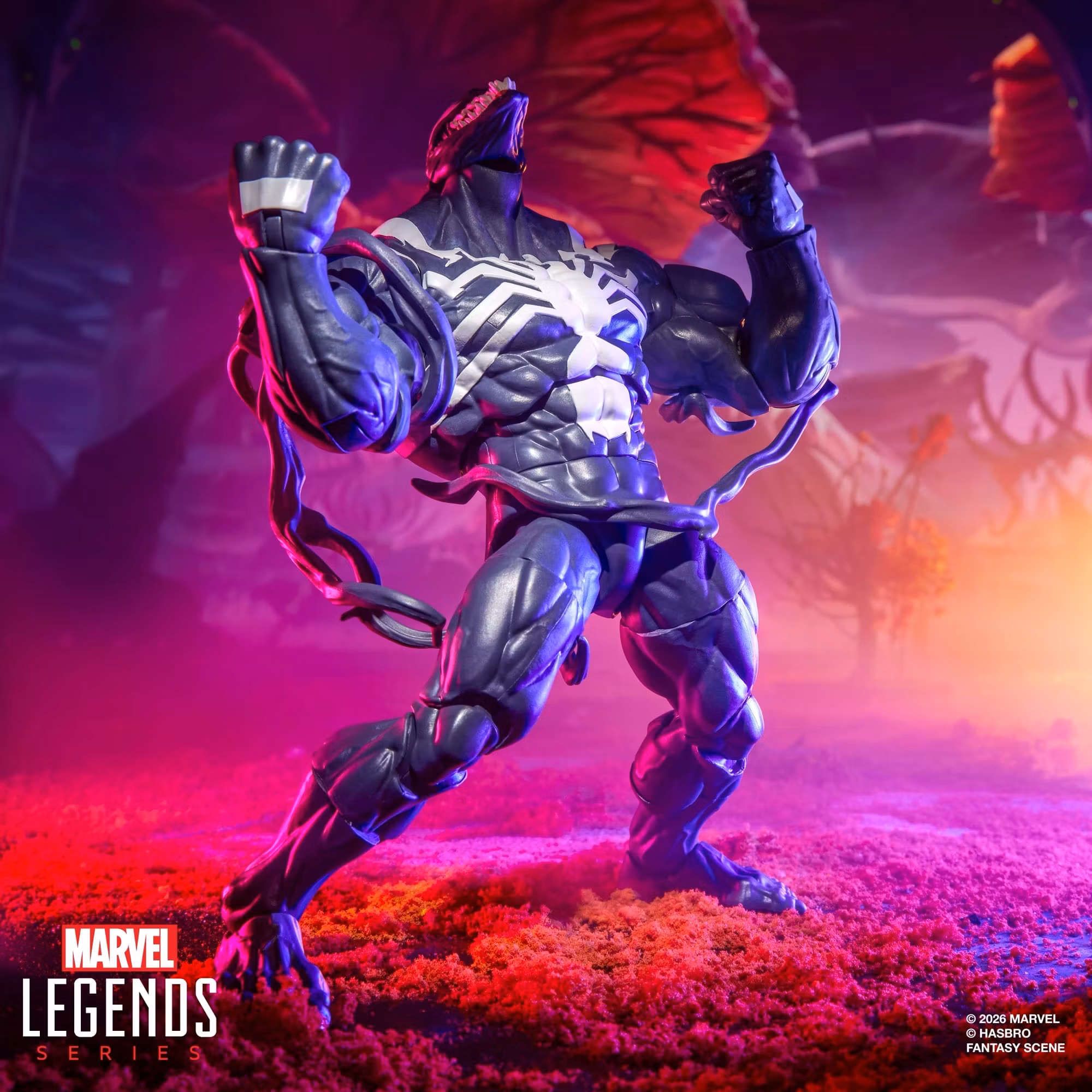 Marvel Rivals Marvel Legends Venom and Jeff the Land Shark Action Figure Two-Pack