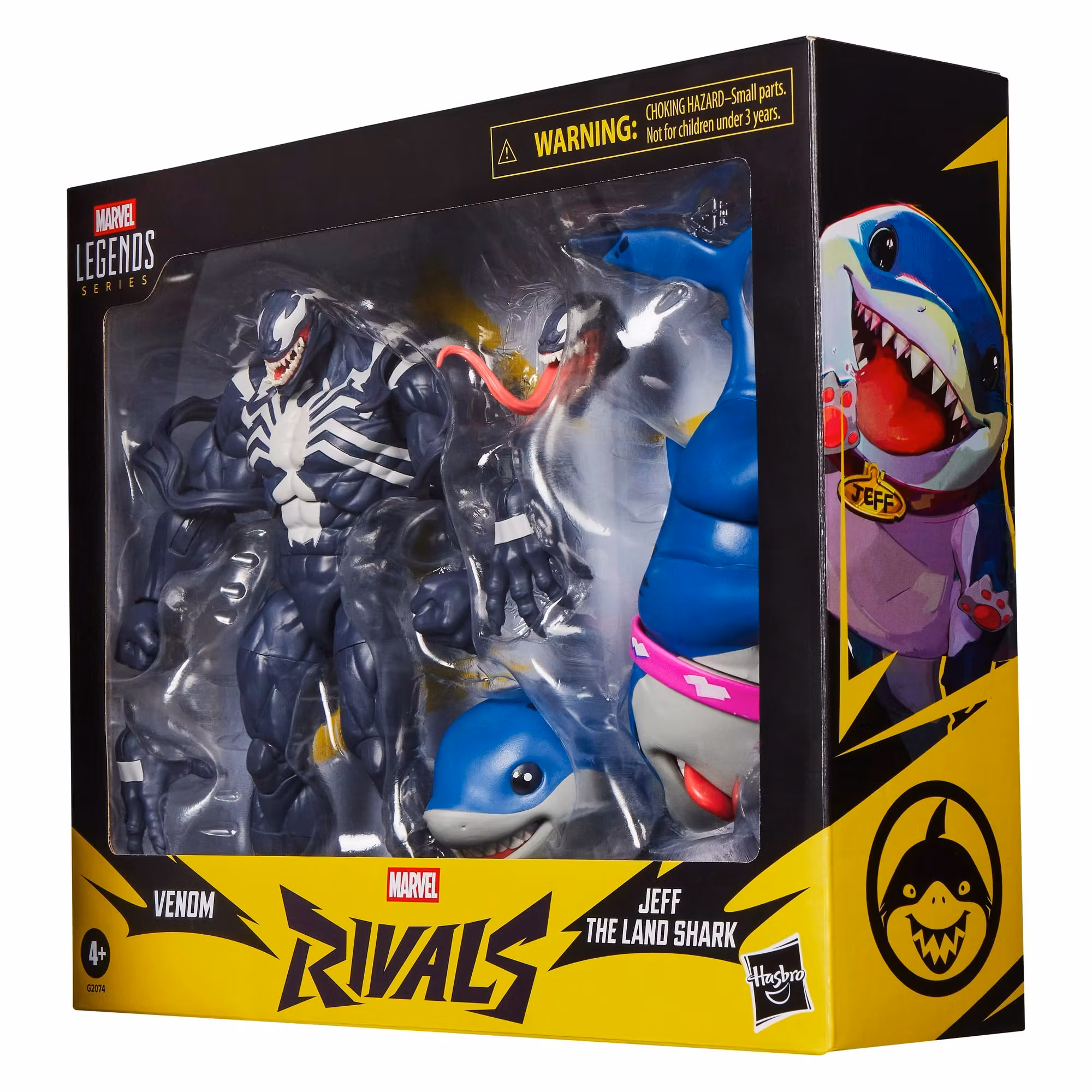 Marvel Rivals Marvel Legends Venom and Jeff the Land Shark Action Figure Two-Pack
