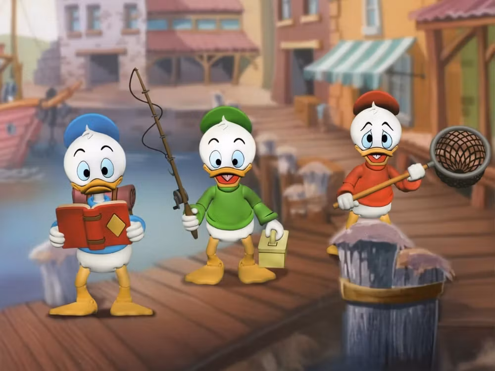 DuckTales Ultimate Huey, Dewey, and Louie Action Figure 3-Pack