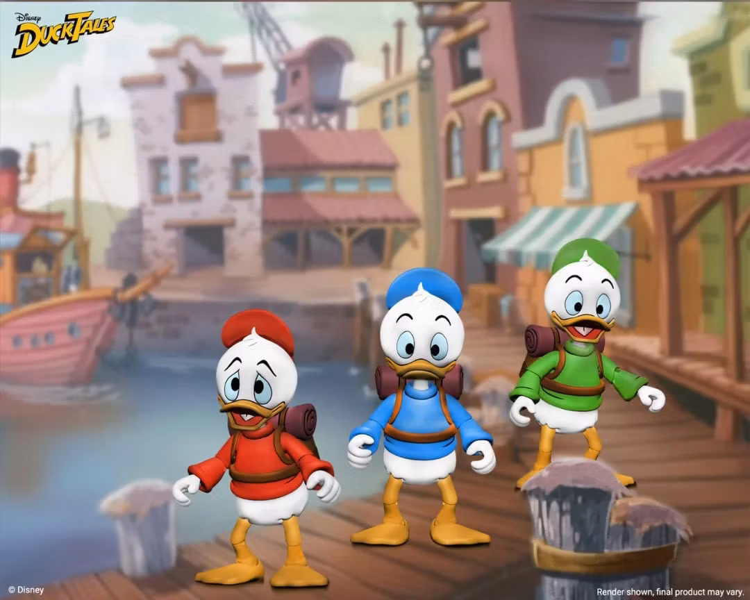 DuckTales Ultimate Huey, Dewey, and Louie Action Figure 3-Pack