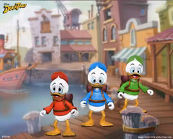 DuckTales Ultimate Huey, Dewey, and Louie Action Figure 3-Pack