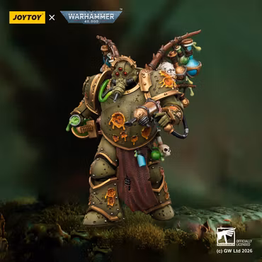 Warhammer 40,000: Death Guard Biologus Putrifier 1/18 Scale Action Figure