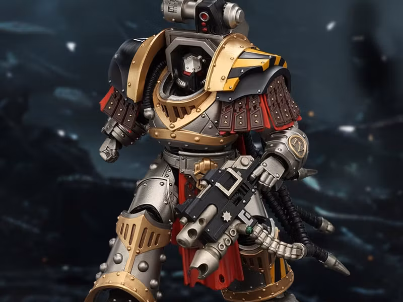 Warhammer: The Horus Heresy Iron Warriors Warsmith with Graviton Crusher Hammer 1/18 Scale Action Figure