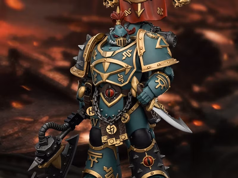 Warhammer: The Horus Heresy Sons of Horus Vheren Ashurhaddon Master of the True Sons 1/18 Scale Action Figure