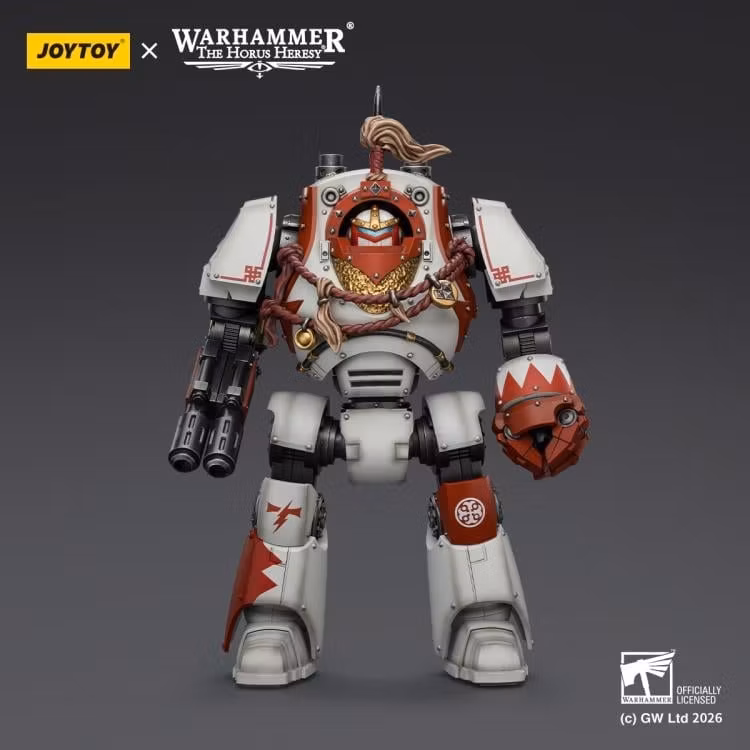 Warhammer: The Horus Heresy White Scars Contemptor Dreadnought with Melta Cannon and Gravis Power Fist 1/18 Scale Action Figure