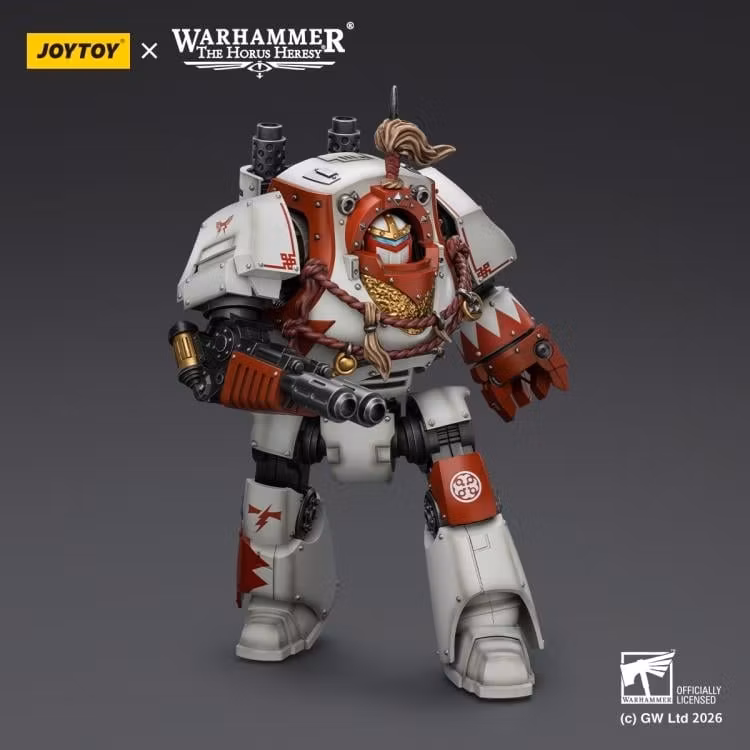Warhammer: The Horus Heresy White Scars Contemptor Dreadnought with Melta Cannon and Gravis Power Fist 1/18 Scale Action Figure