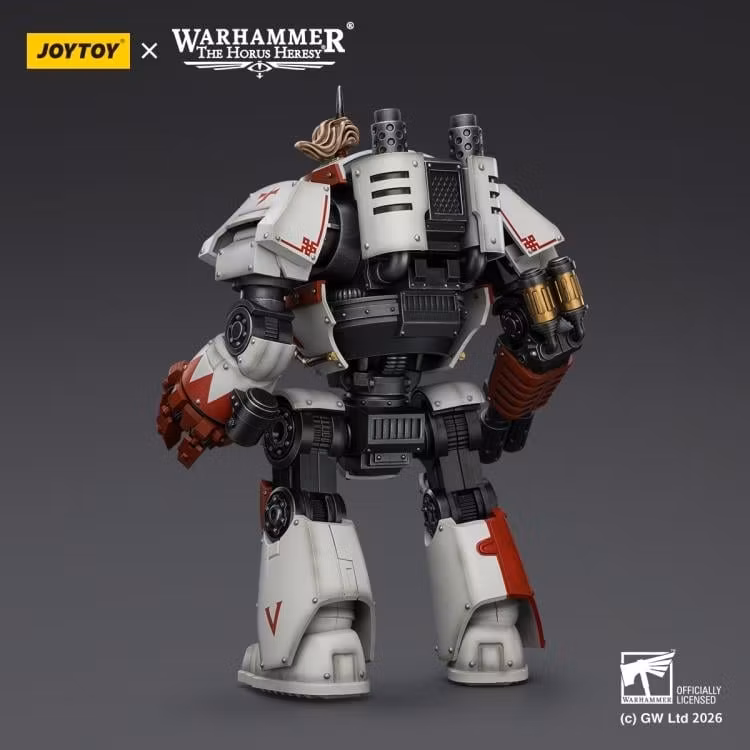 Warhammer: The Horus Heresy White Scars Contemptor Dreadnought with Melta Cannon and Gravis Power Fist 1/18 Scale Action Figure