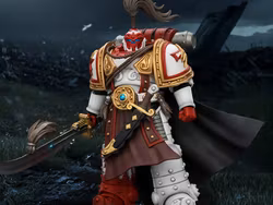 Warhammer: The Horus Heresy White Scars Hibou Khan Seeker of Atonement with The Breath of the Storm Powersword 1/18 Scale Action Figure