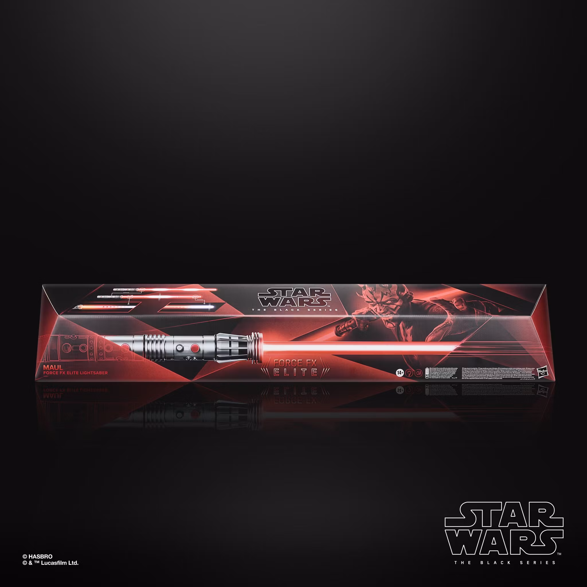 Star Wars: The Black Series Maul FX Elite Lightsaber (Maul- Shadow Lord)