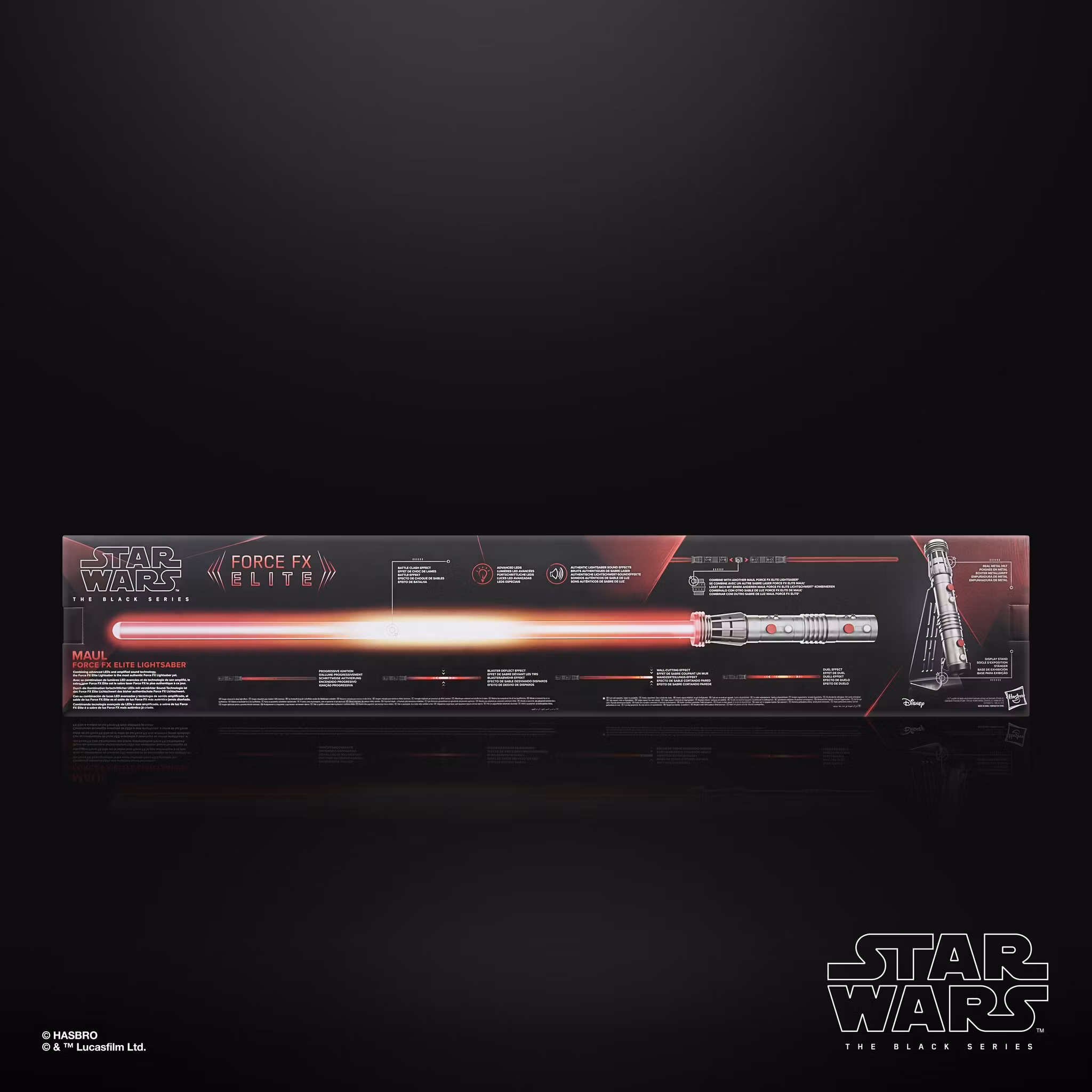 Star Wars: The Black Series Maul FX Elite Lightsaber (Maul- Shadow Lord)
