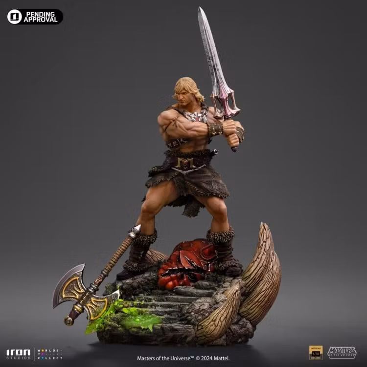 Masters of the Universe He-Man Unleashed 1/10 Deluxe Art Scale Limited Edition Statue