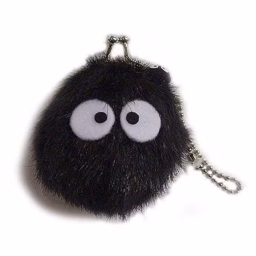 My Neighbor Totoro Mini Plush Coin Purse Soot Sprite