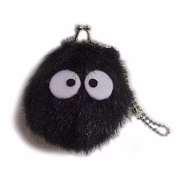 My Neighbor Totoro Mini Plush Coin Purse Soot Sprite