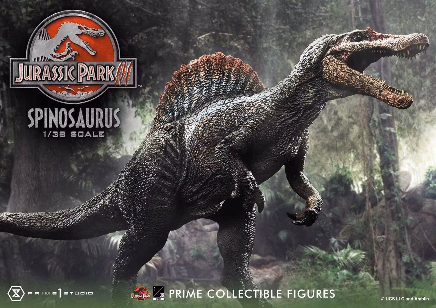 Jurassic Park III (Film) Prime Collectible Spinosaurus 1/38 Scale Figure
