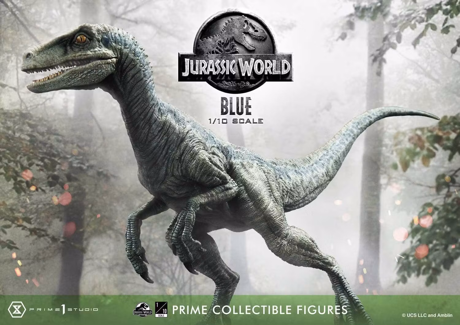 Jurassic World (Film) Prime Collectible Blue 1/10 Scale Figure