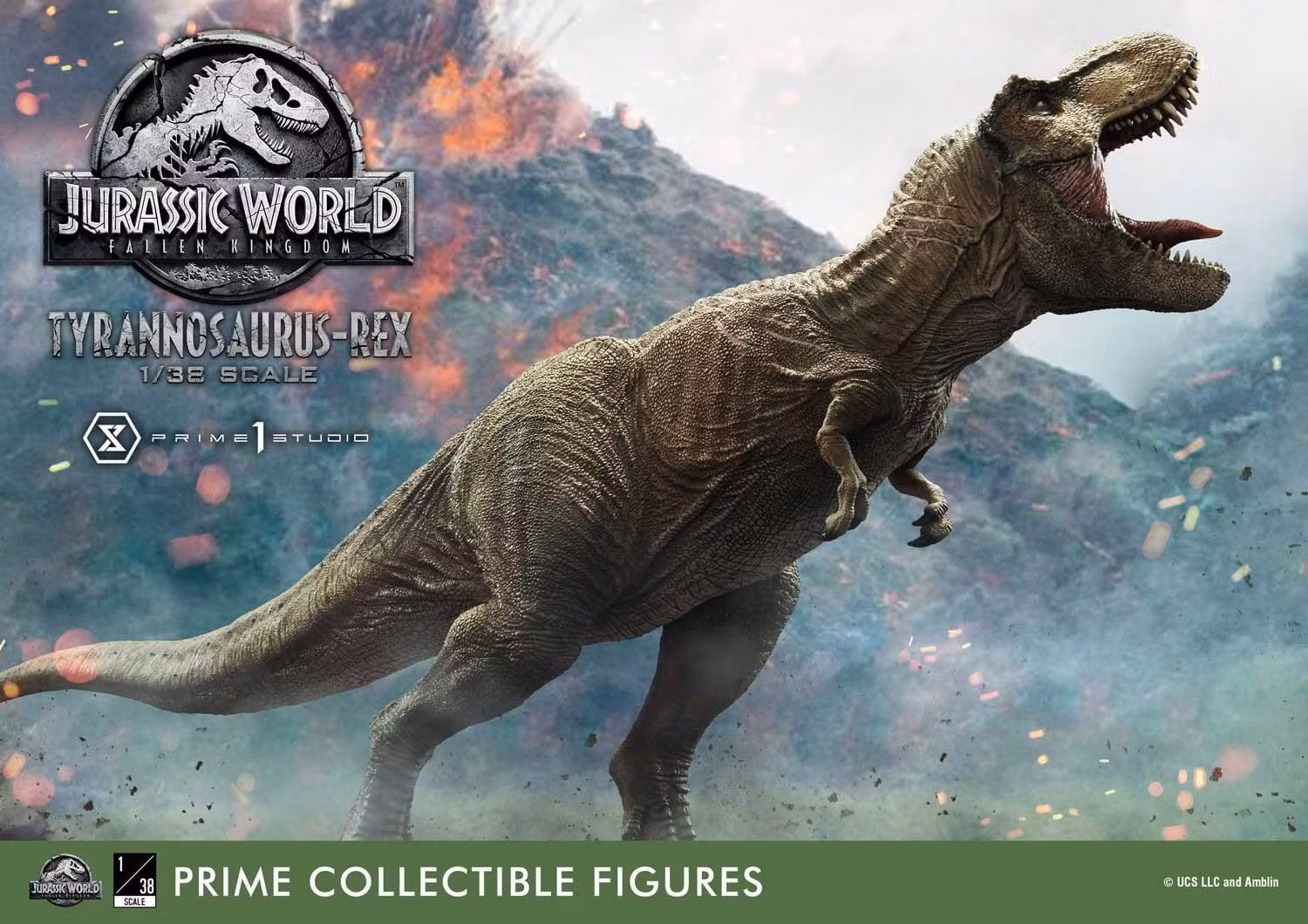 Jurassic World (Film) Prime Collectible Tyrannosaurus Rex 1/38 Scale Figure