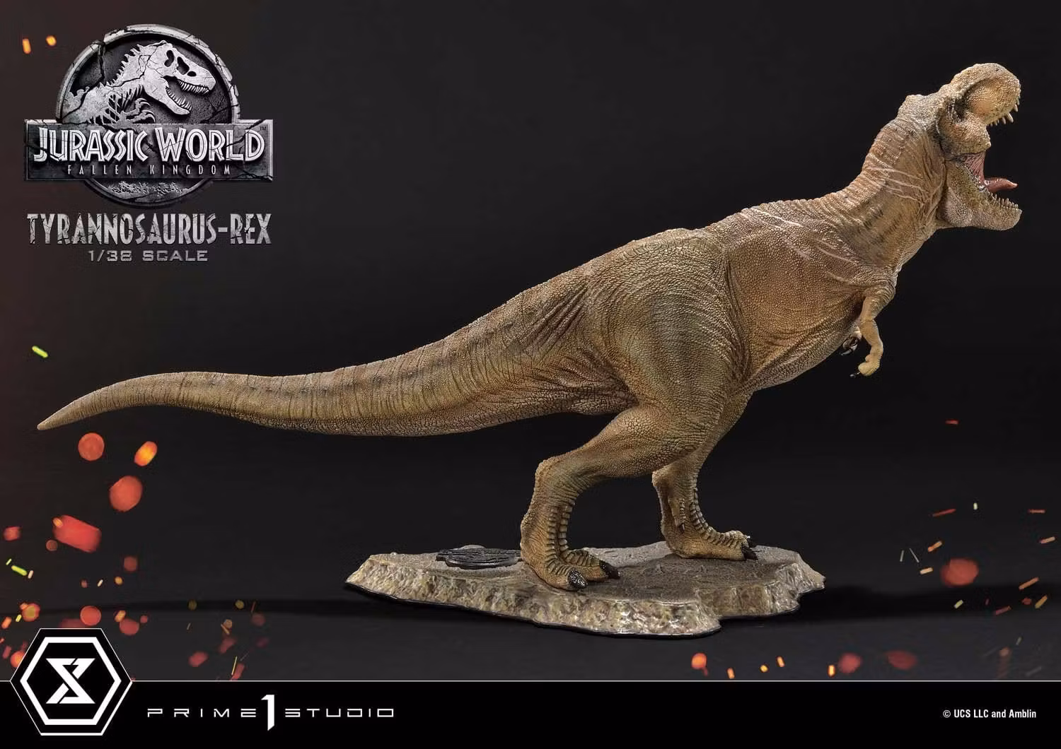 Jurassic World (Film) Prime Collectible Tyrannosaurus Rex 1/38 Scale Figure
