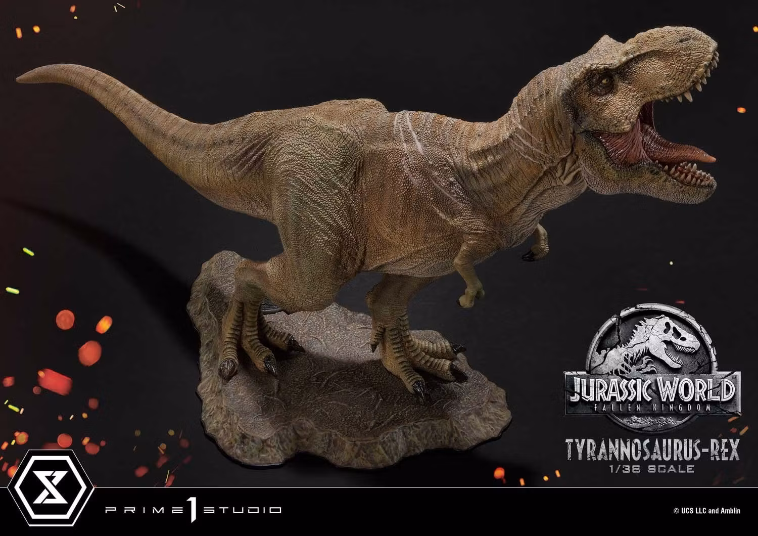 Jurassic World (Film) Prime Collectible Tyrannosaurus Rex 1/38 Scale Figure