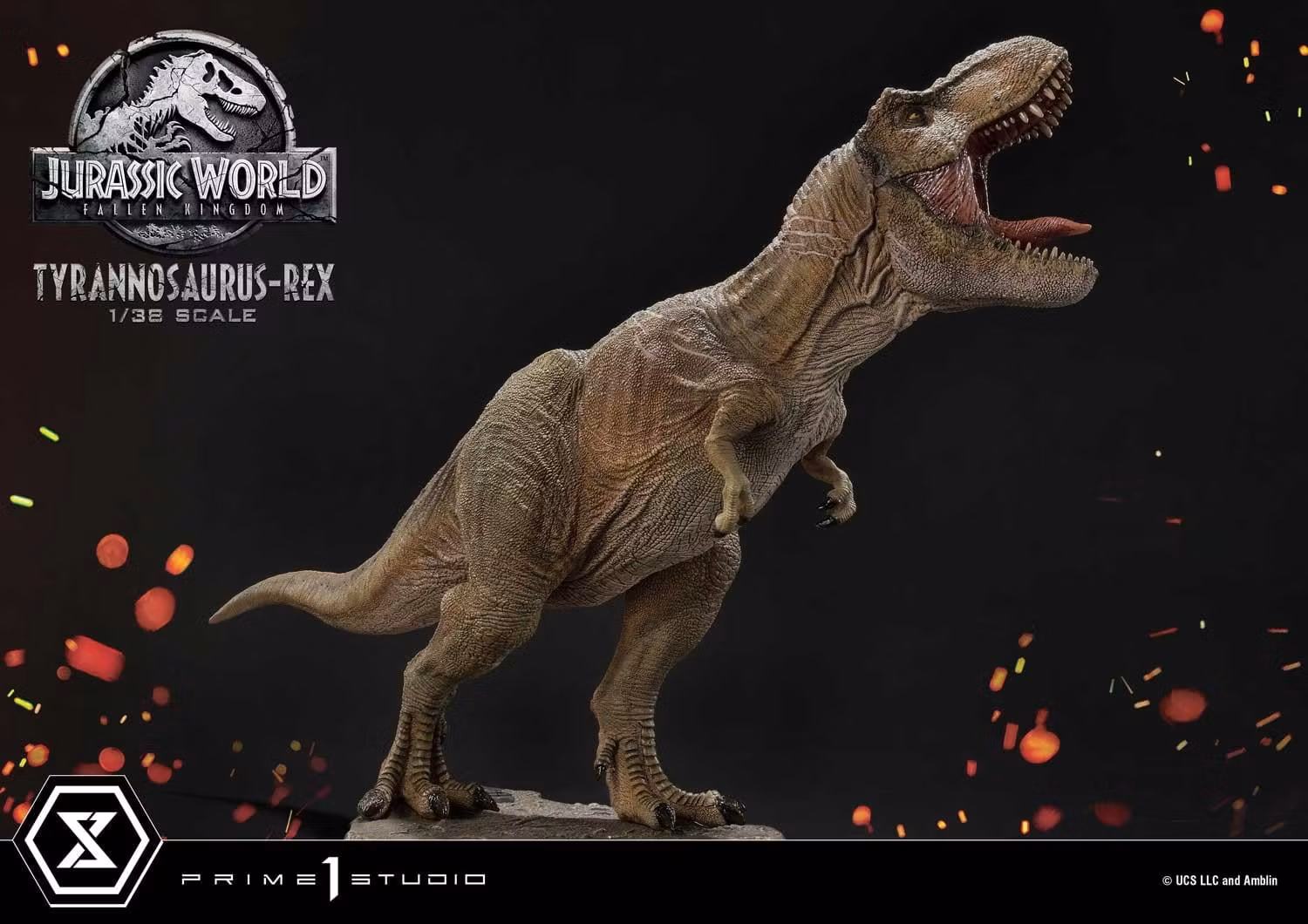 Jurassic World (Film) Prime Collectible Tyrannosaurus Rex 1/38 Scale Figure