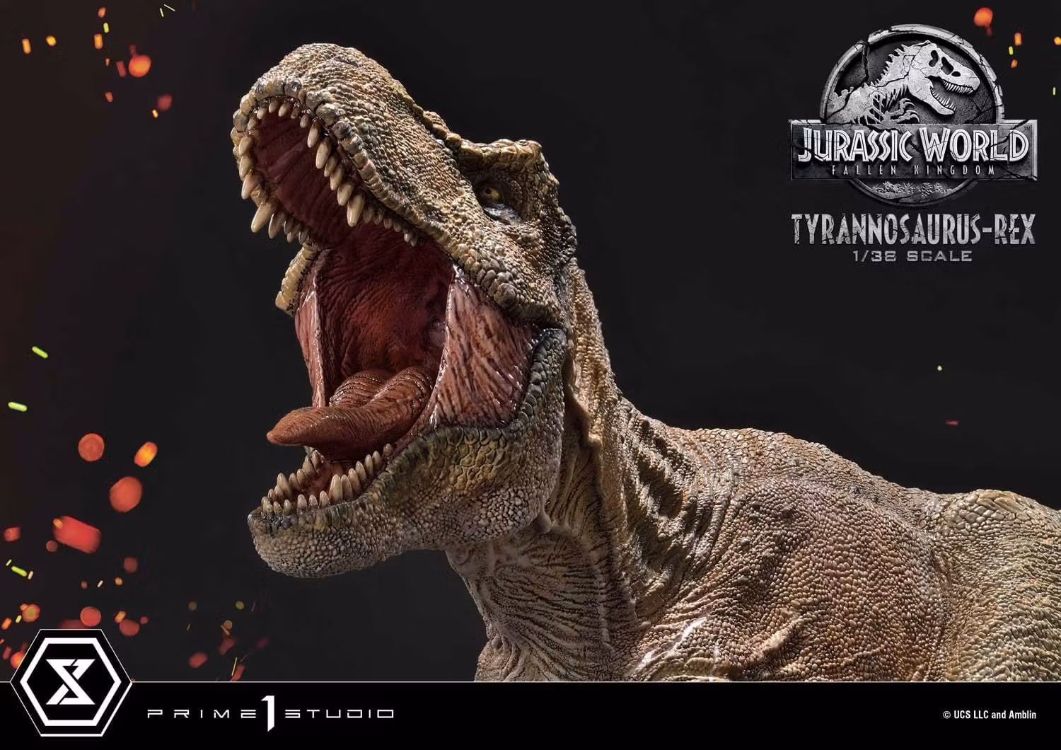 Jurassic World (Film) Prime Collectible Tyrannosaurus Rex 1/38 Scale Figure