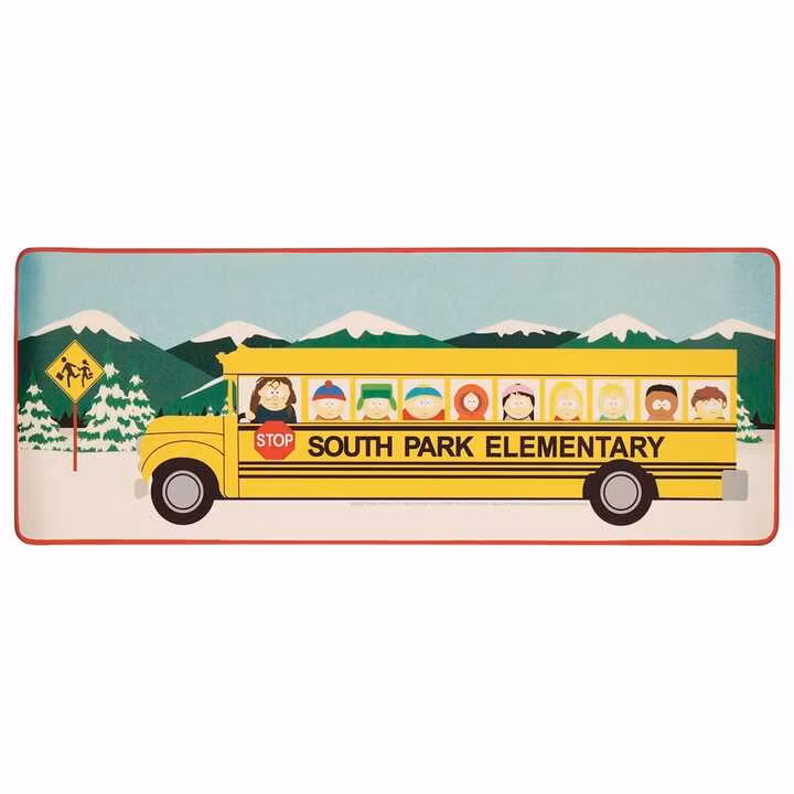 South Park Desk Pad & Coaster Set Elementary School Bus