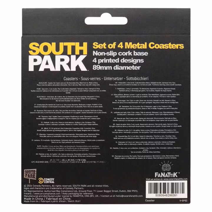South Park Coaster 4-Pack