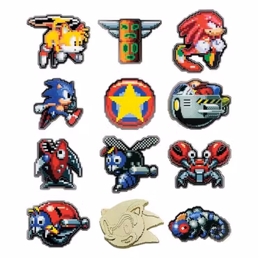 Sonic The Hedgehog Mystery Pin Badges Blind Box (12)