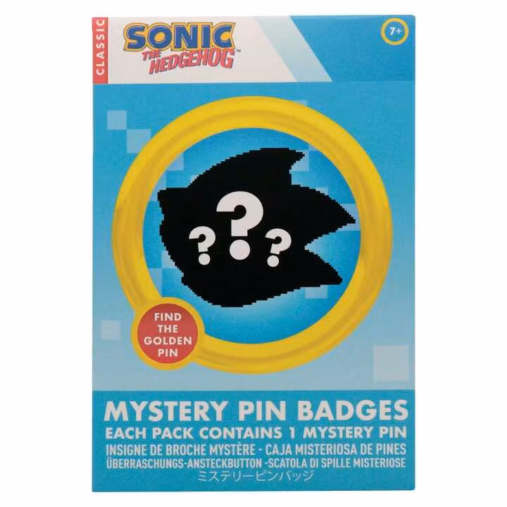 Sonic The Hedgehog Mystery Pin Badges Blind Box (12)