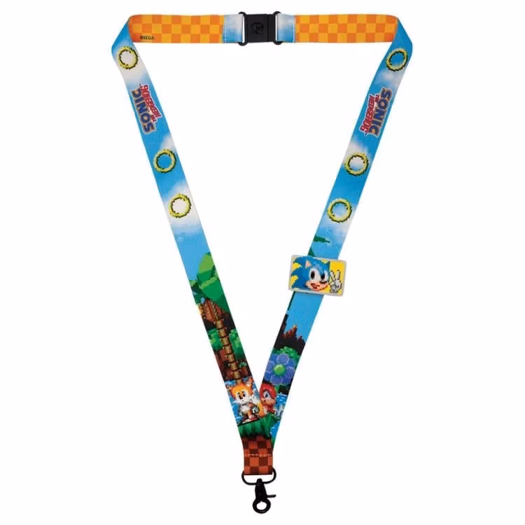 Sonic the Hedgehog Lanyard and Pin Badge Set