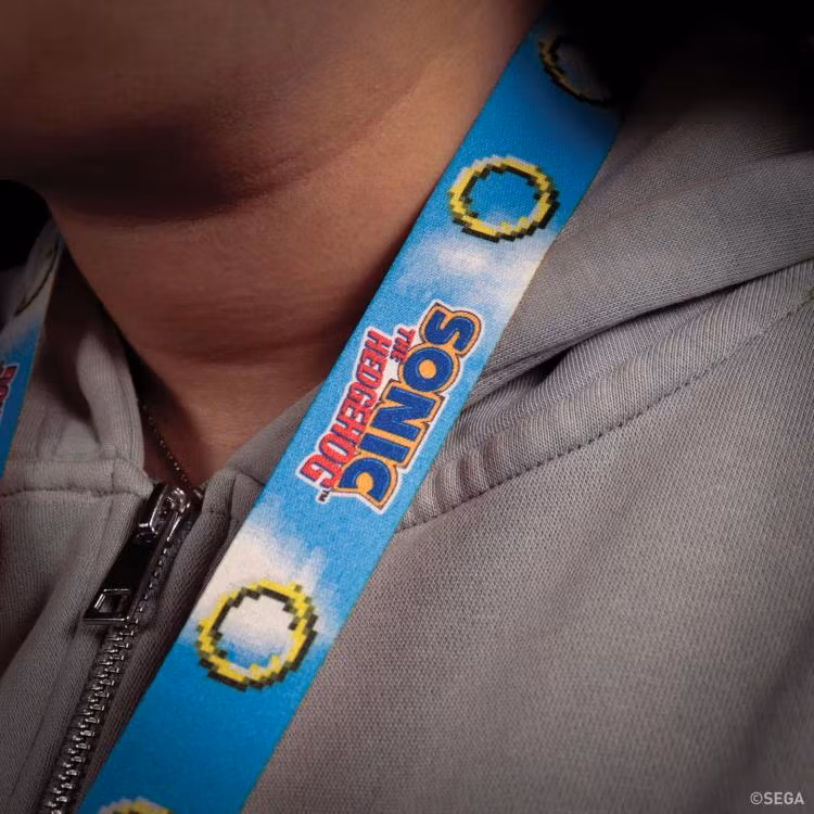 Sonic the Hedgehog Lanyard and Pin Badge Set
