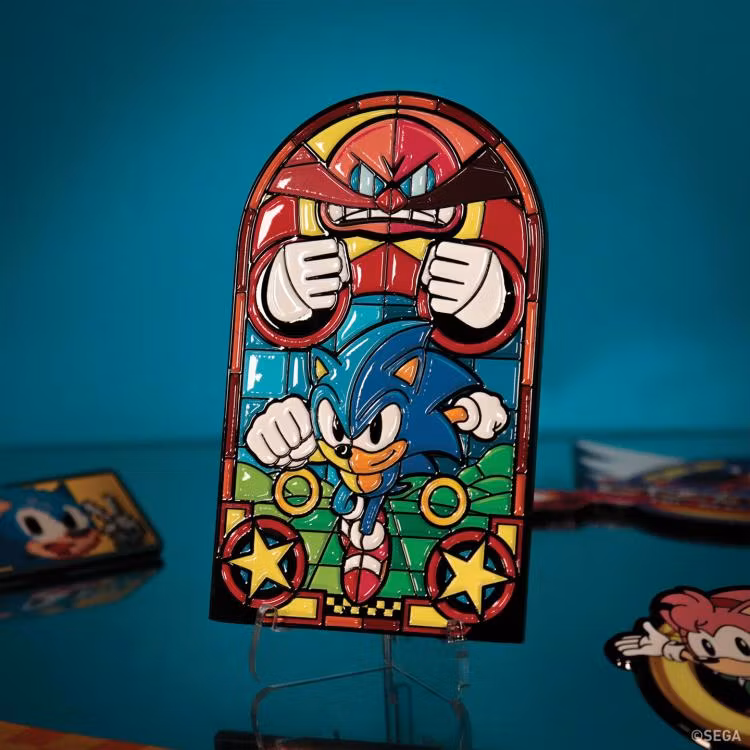 Sonic the Hedgehog 35th Anniversary Limited Edition Stained Glass Window Ingot
