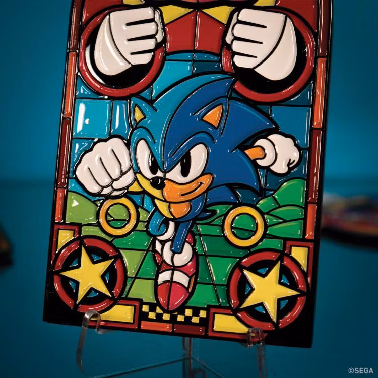 Sonic the Hedgehog 35th Anniversary Limited Edition Stained Glass Window Ingot