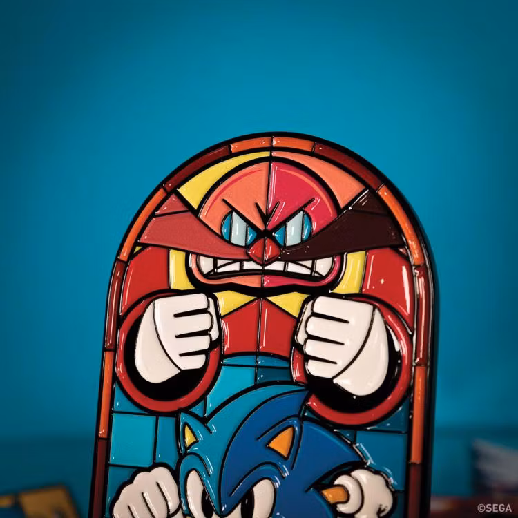 Sonic the Hedgehog 35th Anniversary Limited Edition Stained Glass Window Ingot
