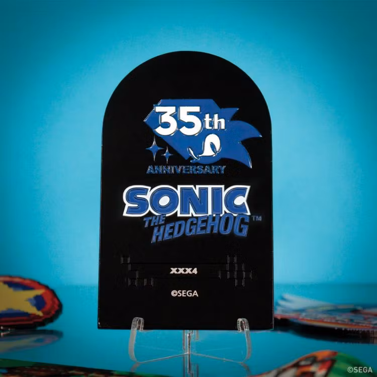 Sonic the Hedgehog 35th Anniversary Limited Edition Stained Glass Window Ingot